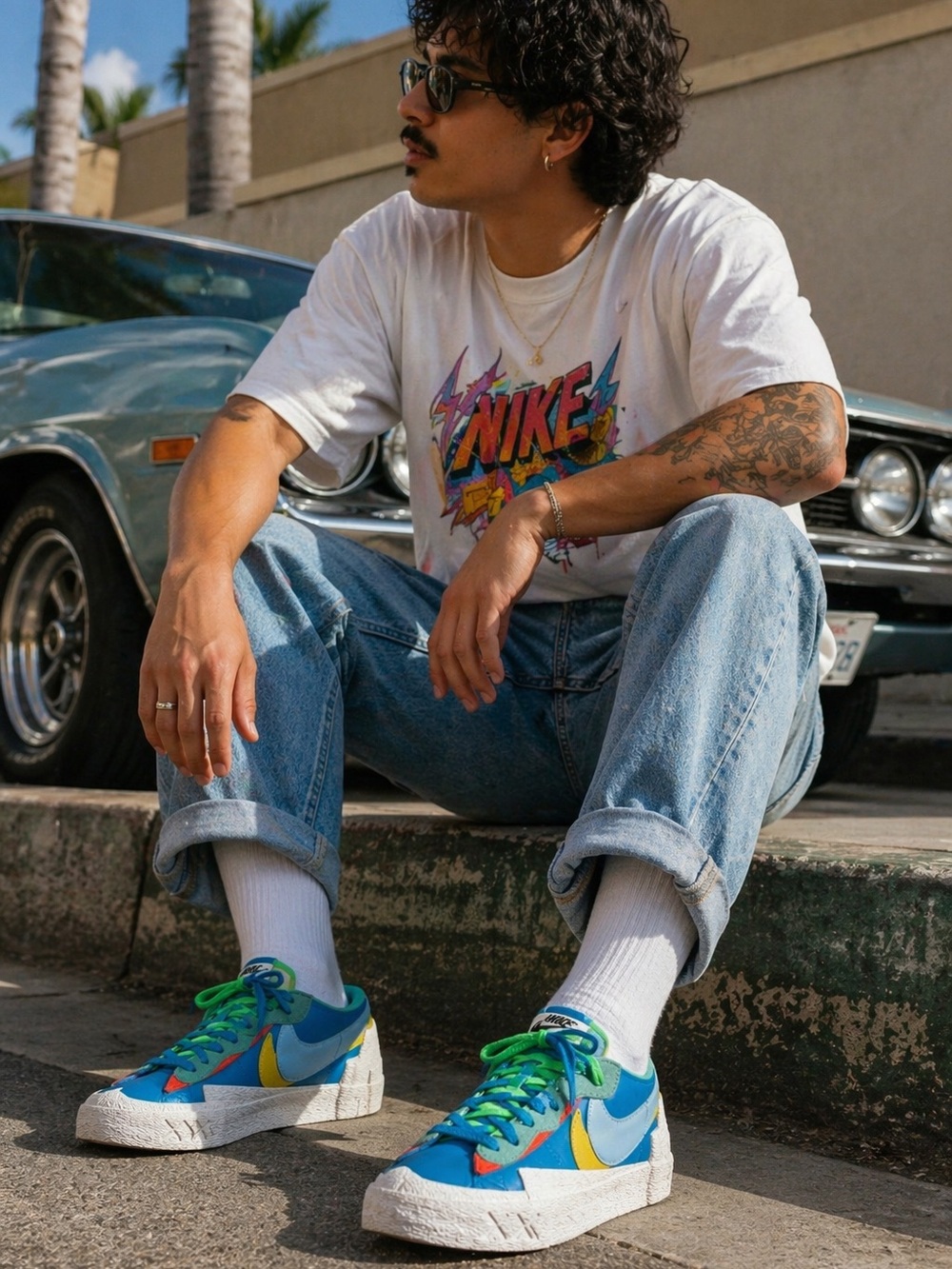 🎈HP🎉🥳 Nike Blazer Low Sacai Kaws 8M